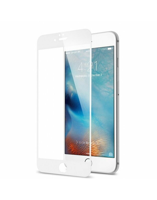 MyScreen“ deimantinis stiklas (per visą ekraną), skirtas „iPhone 7 Plus“ / „8 Plus“  3D baltas