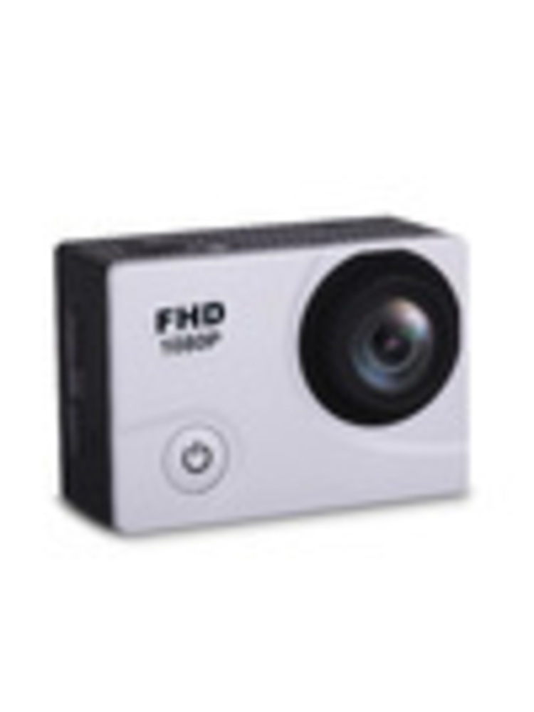 Vaizdo kamera Sportinė kamera 1080P Full HD Wi-Fi 12Mpx vandeniui atspari, balta