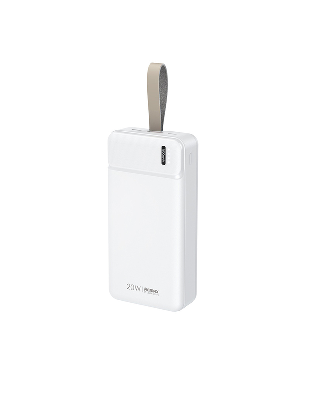 Nešiojamoji baterija REMAX RPP-289 Pure 30000mAh PD 20W QC 18W, balta
