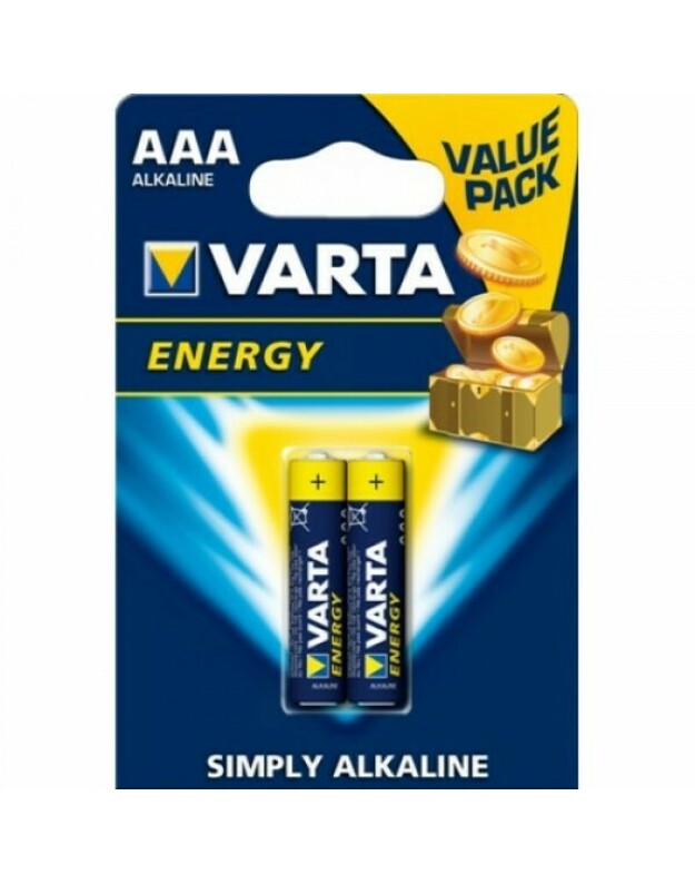 Alkaline baterija Varta ~1,5V~LR3~ AAA ~ Energy (2 vnt)