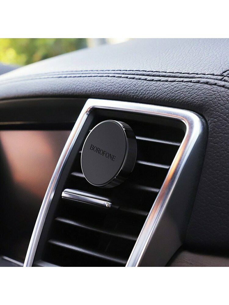 Automobilinis telefono laikiklis Borofone BH8, tvirtinamas ant ventiliacijos grotelių, magnetinis
