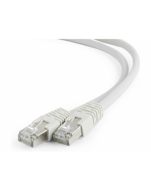 Gembird Patch Cable, cat. 6A, FTP, LSZH, 5m, Gray  lan kabelis 