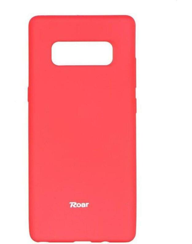 Silikoninis dėklas, skirtas SAMSUNG Note 8, ROAR spalvos dėklas, raudonas