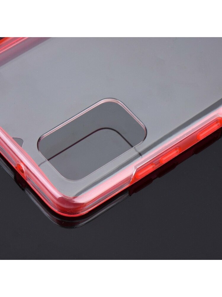 360 Full Cover case PC + TPU for Samsung A42 5G red