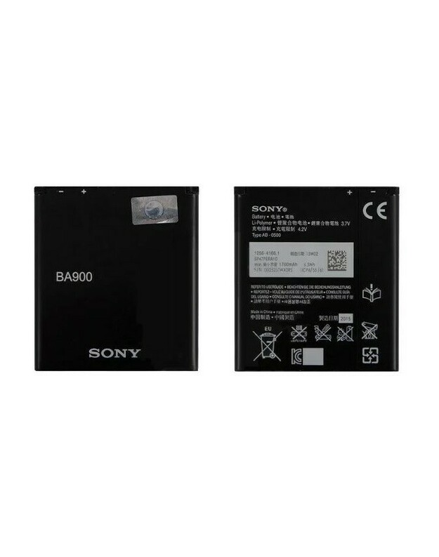 Akumuliatorius originalus Sony BA900 C2104 / C2105 / 1904 / 1905 / D2004 / D2005 1700mAh (žema prekinė išvaizda)