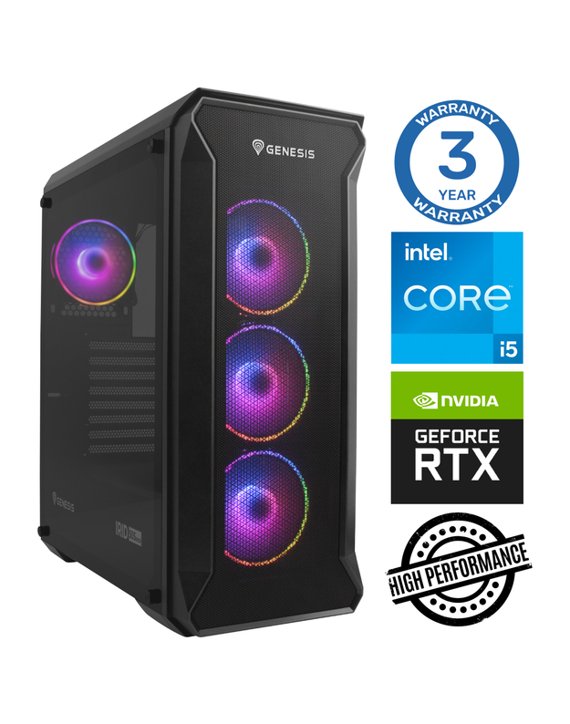 Stacionarus kompiuteris INTOP i5-12400F 32GB 1SSD+2TB RTX3070Ti 8GB DOS