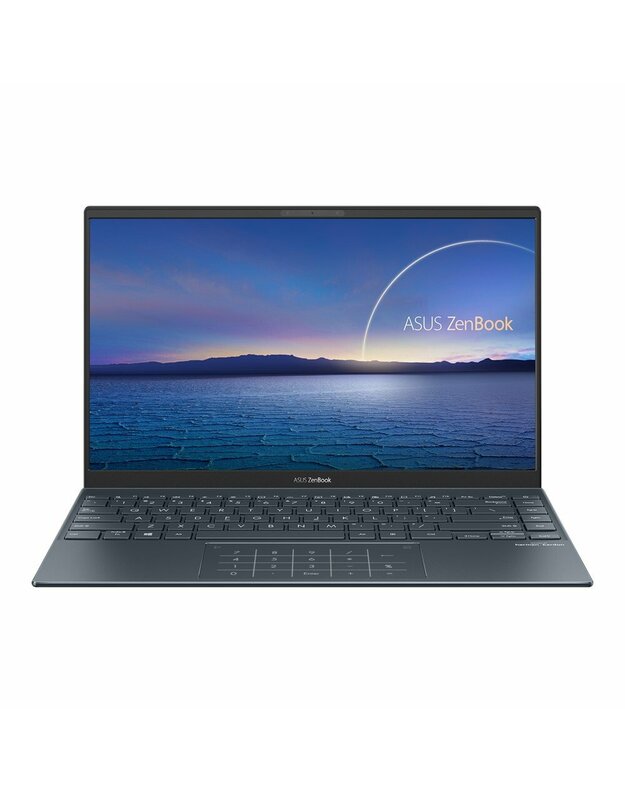 Asus ZenBook UX425JA-HM254T 14 FHD IPS i5-1035G1 8GB 512SSD EN W10 Grey nešiojamas kompiuteris