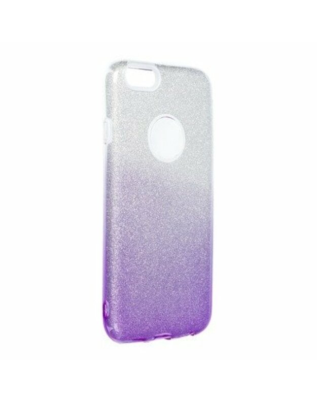 Forcell SHINING nugarėlė IPHONE 6/6S skaidri/violetinė