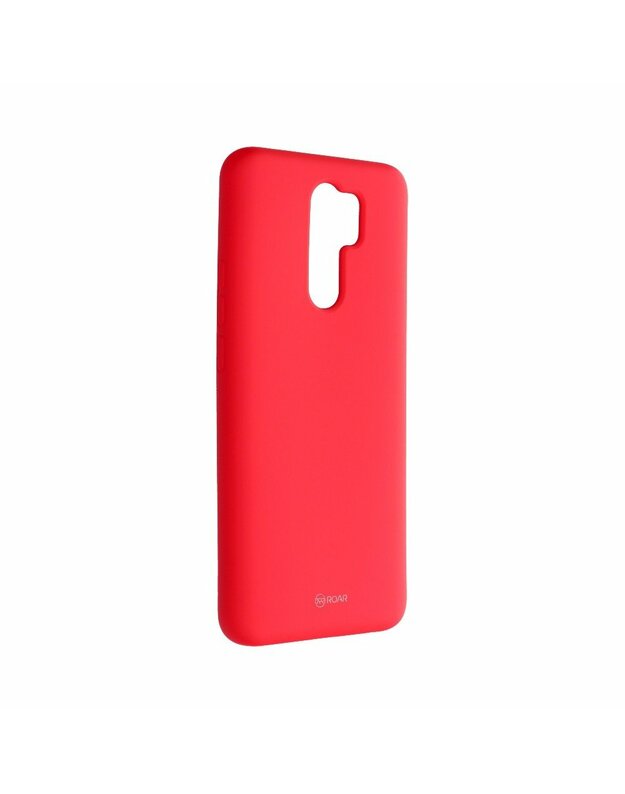 Roar spalvingas želė dėklas - skirtas „Xiaomi Redmi 9 Pink“