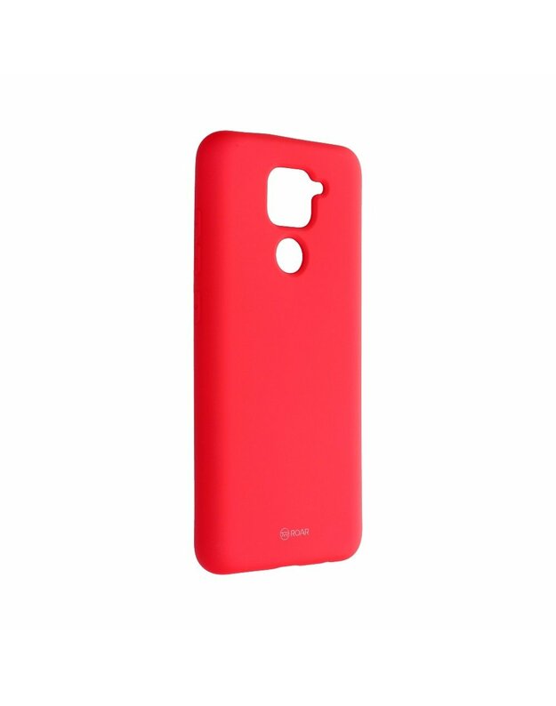 Roar spalvingas želė dėklas - skirtas „Xiaomi Redmi Note 9 Pink“