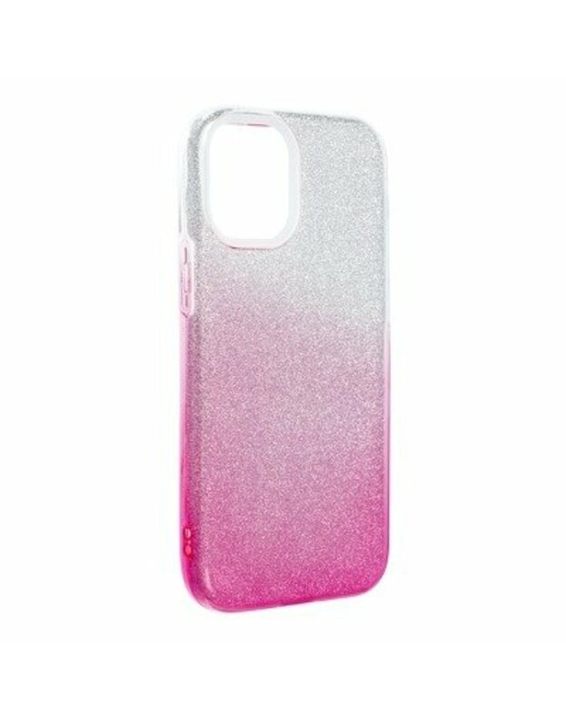 Forcell SHINING nuagrėlė IPHONE 12 MINI skaidri/rožinė