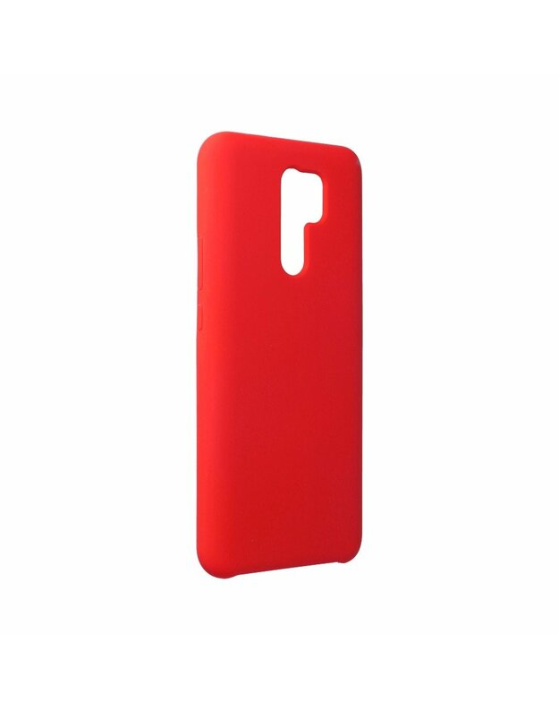 „Forcell SILICONE“ dėklas, skirtas „Xiaomi Redmi 9“ raudonas 