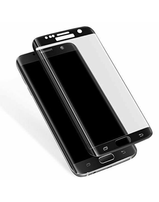 5D juodas apsauginis ekrano stikliukas Samsung Galaxy G935 S7 Edge