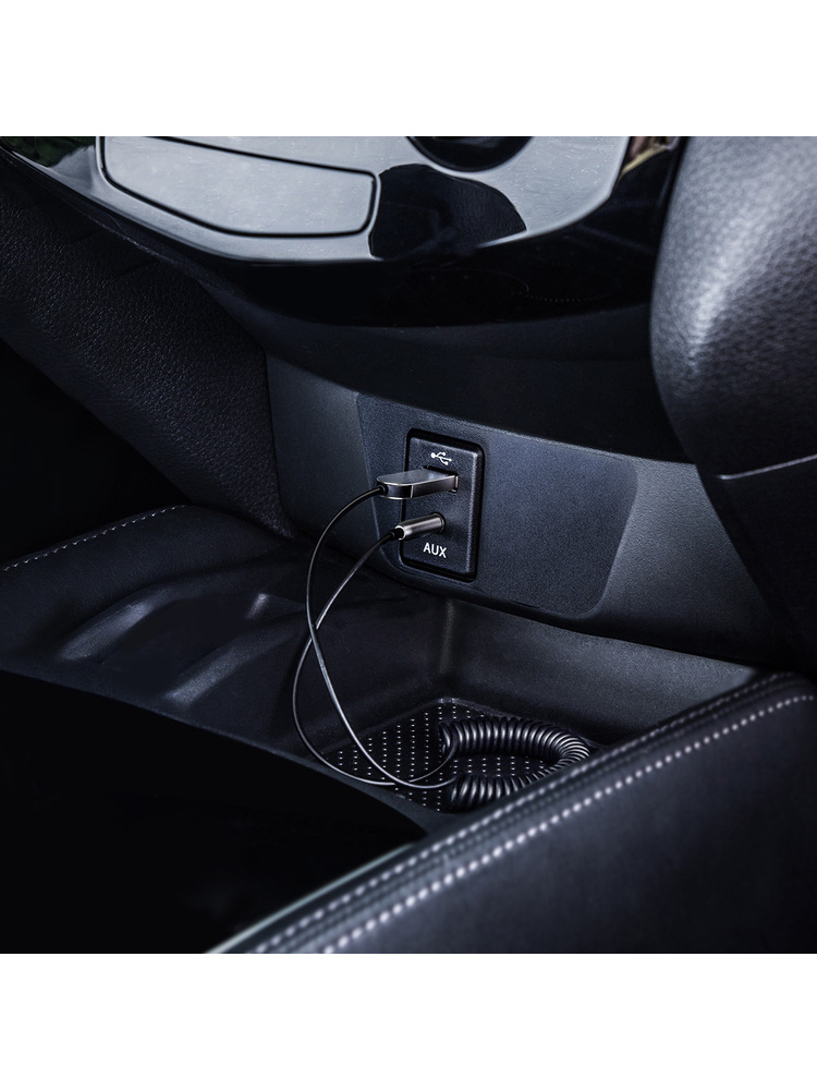Adapteris Baseus BA01, Bluetooth 5.0, AUX, juodas