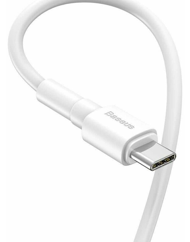 Baseus USB-C laidas 3A 1m - Baltas