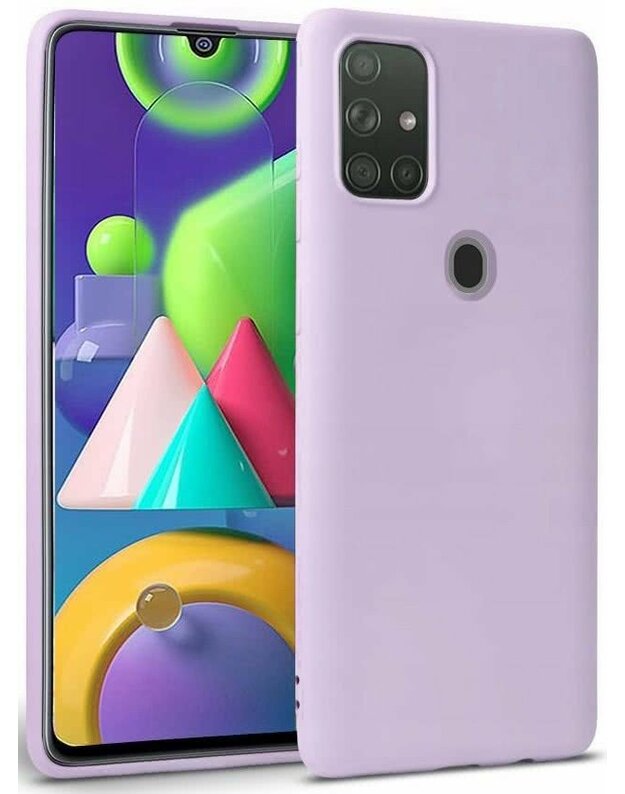 Samsung  a21s vioeletine silikonine nugarėle