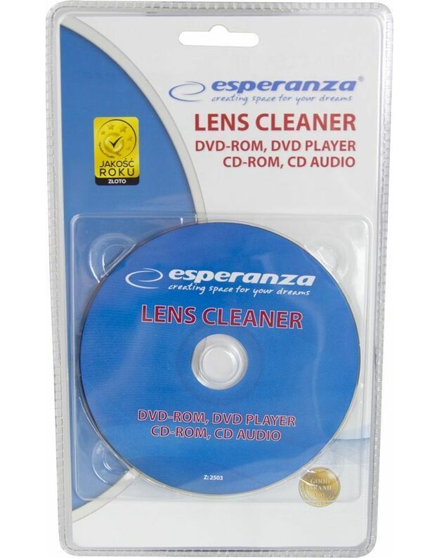 ESPERANZA ES123 - CD / DVD / BR diskų valymo diskas