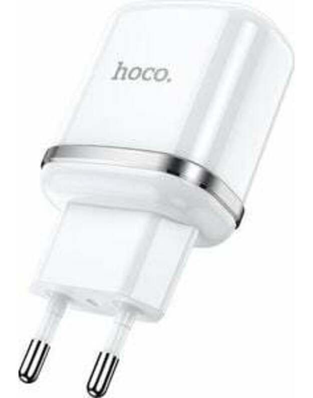 Įkroviklis Hoco N4 su 2 USB (2.4A) baltas