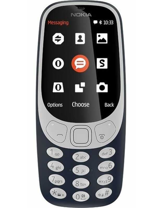 Nokia 3310 (2017) Dual Dark Blue mobilusis telefonas