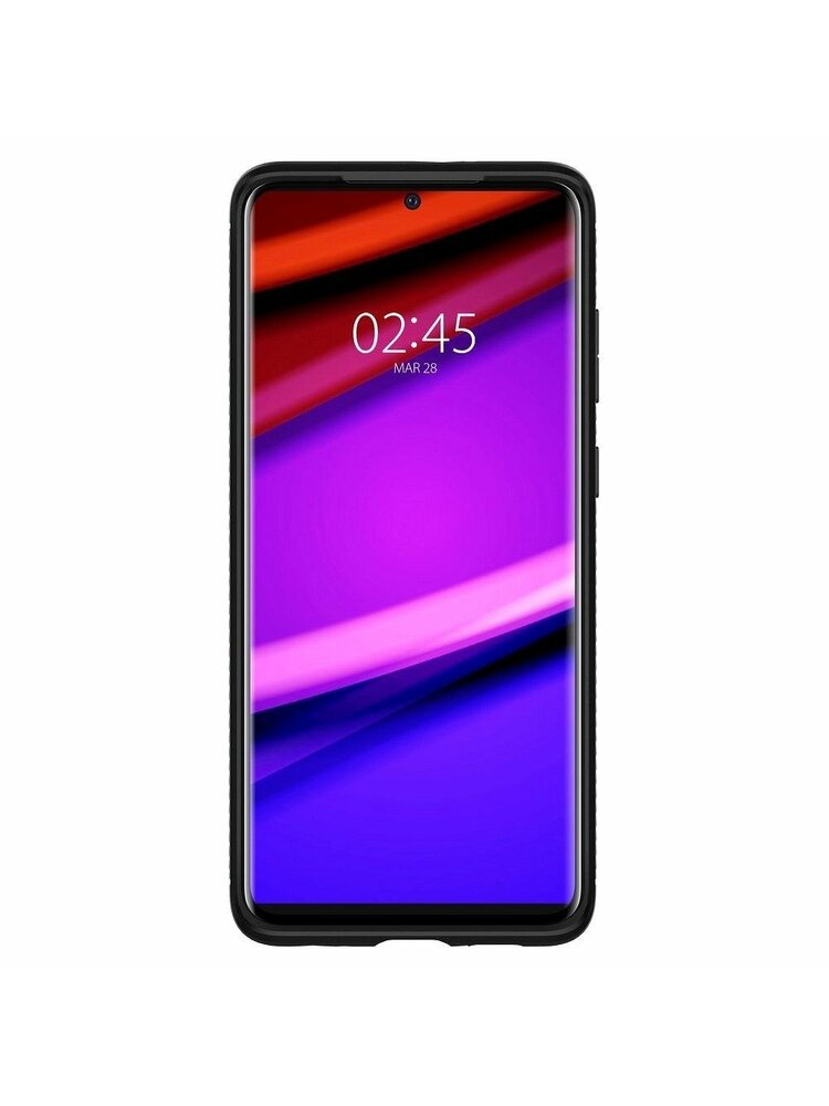 „SPIGEN“ tvirti šarvai, skirti SAMSUNG S20 PLUS matiniai juodi