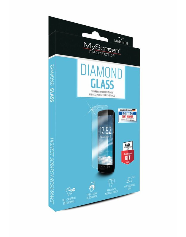 MyScreen Diamond“ stiklas (per visą ekraną), skirtas „iPhone 7 Plus“ / „8 Plus“  3D juoda