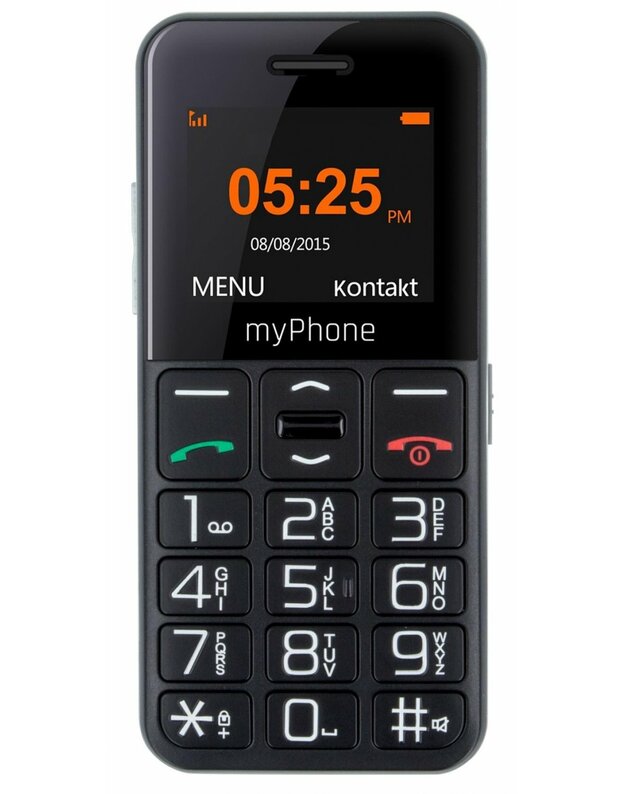Myphone HALO Easy Black mobilusis telefonas