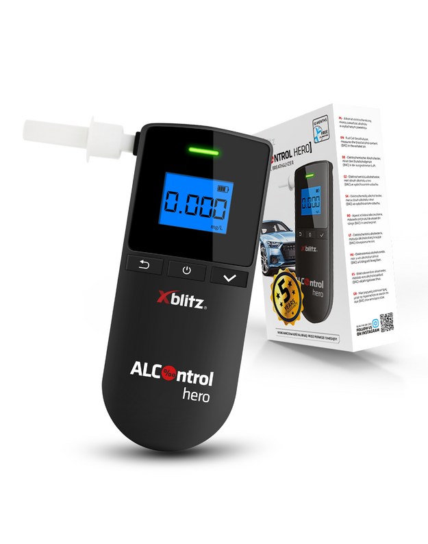 Alkotesteris Xblitz Alcontrol Hero