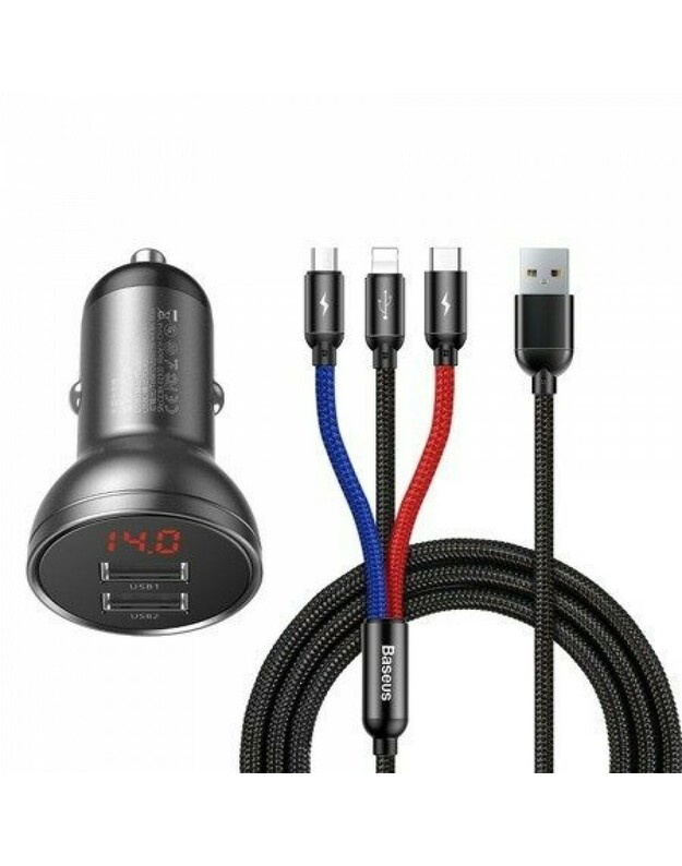 Automobilinis įkroviklis Baseus TZCCBX-0G 