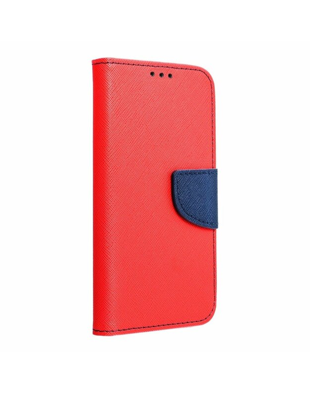 Puošnus knygų dėklas, skirtas LG K50s raudonai / tamsiai mėlynai