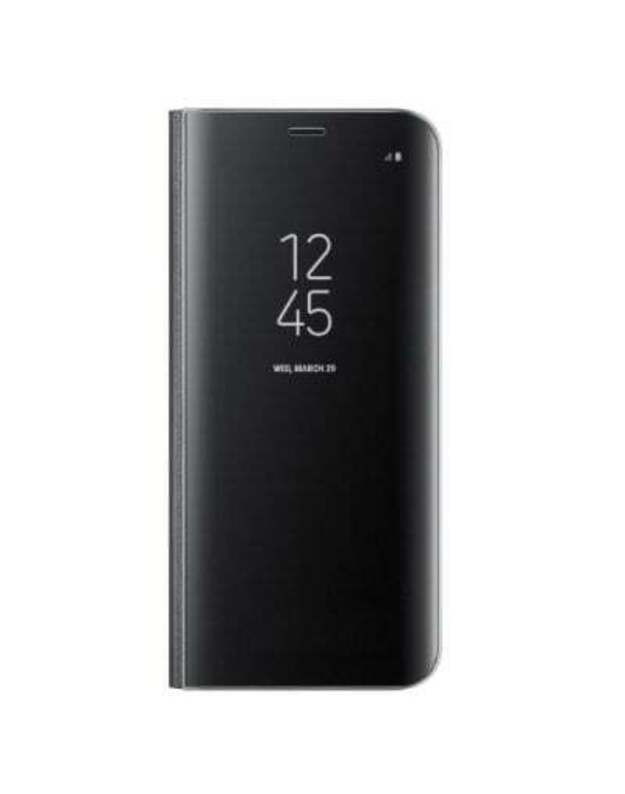 „SAMSUNG GALAXY S9 PLUS FULL VIEW BOOK“ PILNO LANGO ŠONINIS TELEFONO DĖKLAS JUODAS