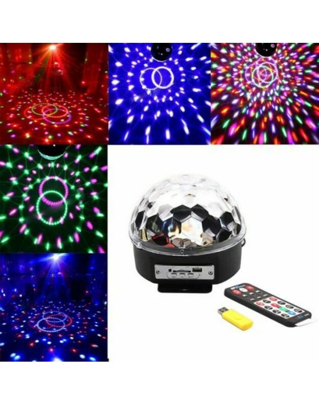 Šviečiantis LED burbulas Magic ball light | su bluethooth