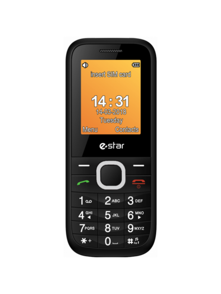 MOBILUSIS TELEFONAS ESTAR X18 FEATURE PHONE DUAL SIM SILVER