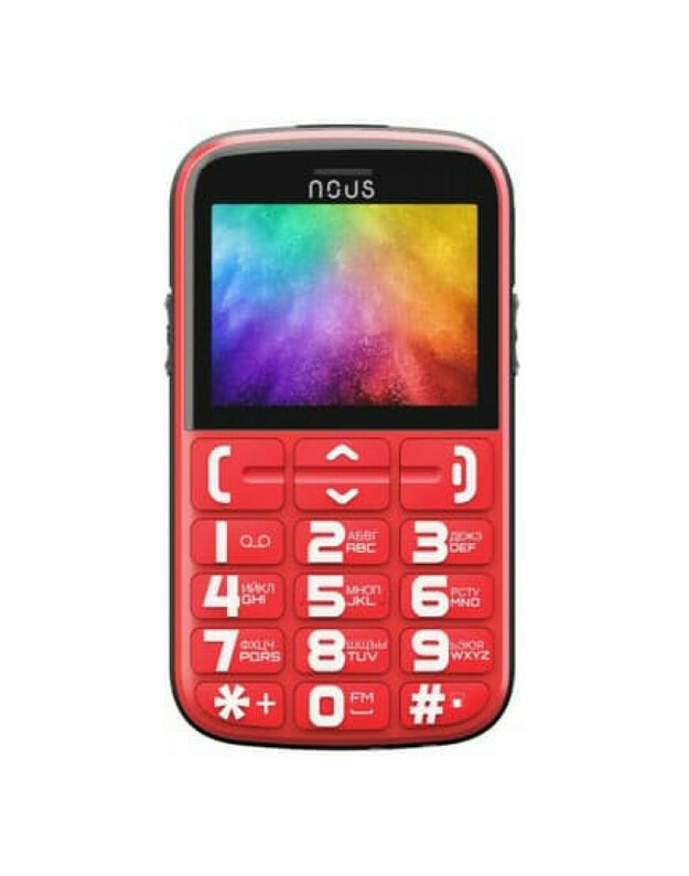 MOBILUS TELEFONAS NOUS NS2422 HELPER DUAL SIM RED