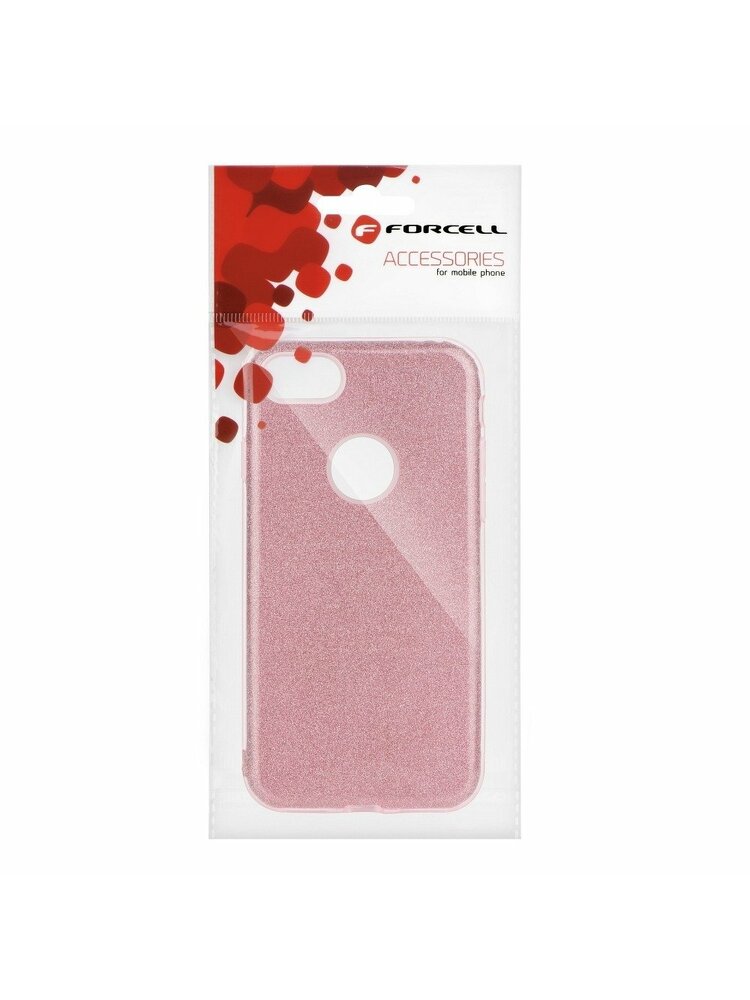 „Forcell SHINING“ dėklas, skirtas HUAWEI P40 LITE E rožinei spalvai