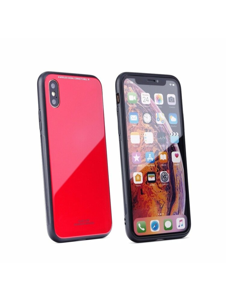 Stiklo dėklas, skirtas XIAOMI Redmi 9A raudonai