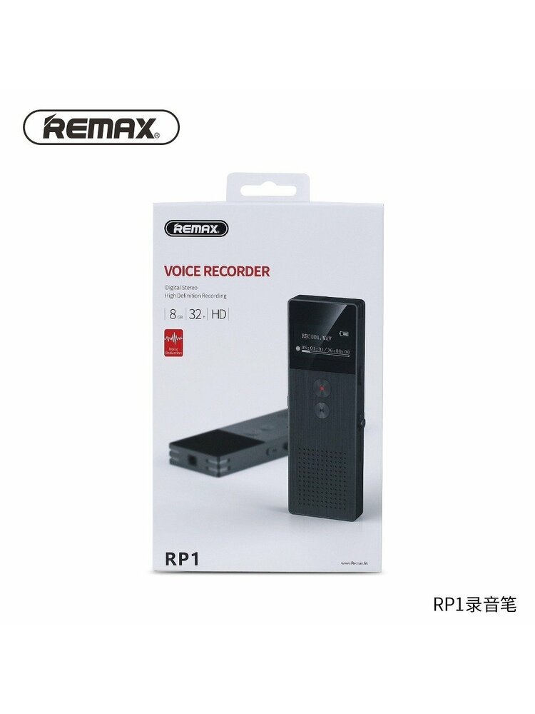 REMAX diktofonas su LCD OLED RP-1 auksu