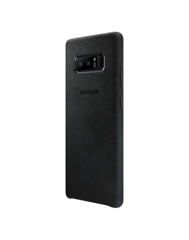 „Samsung“ Alcantara dėklas, juodas, „Samsung Galaxy Note 8“