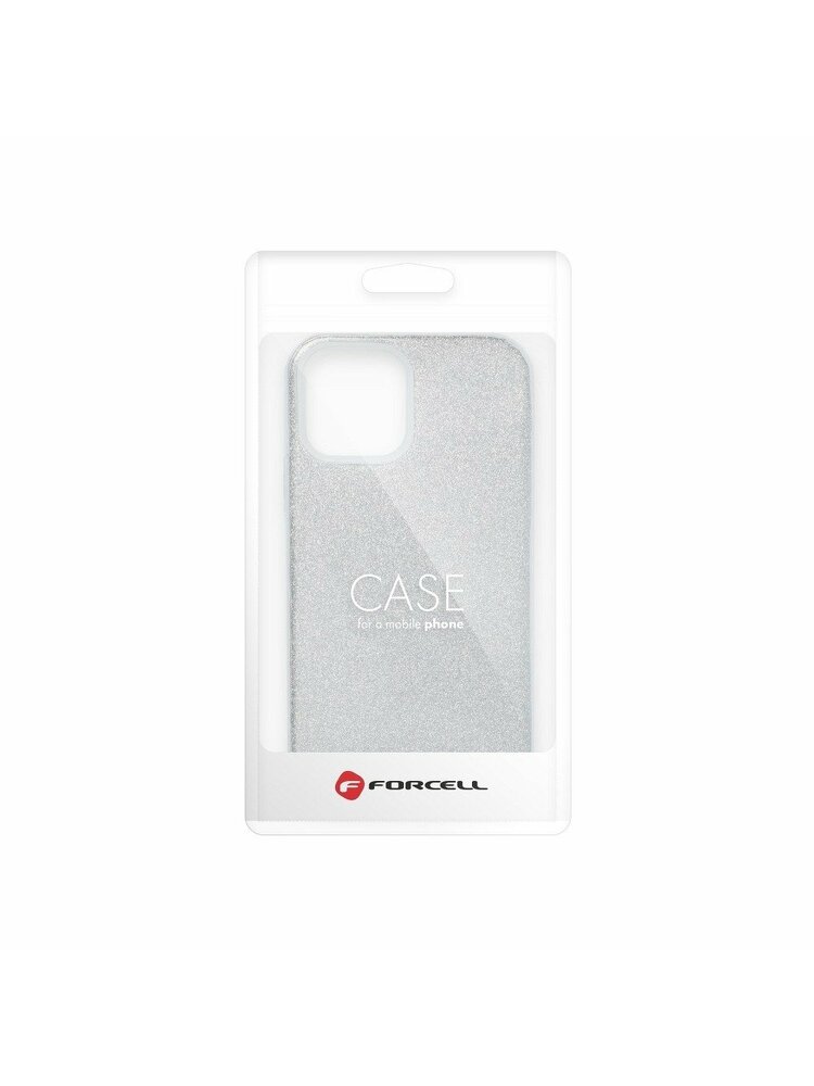 Forcell SHINING Case for SAMSUNG Galaxy A42 5G silver