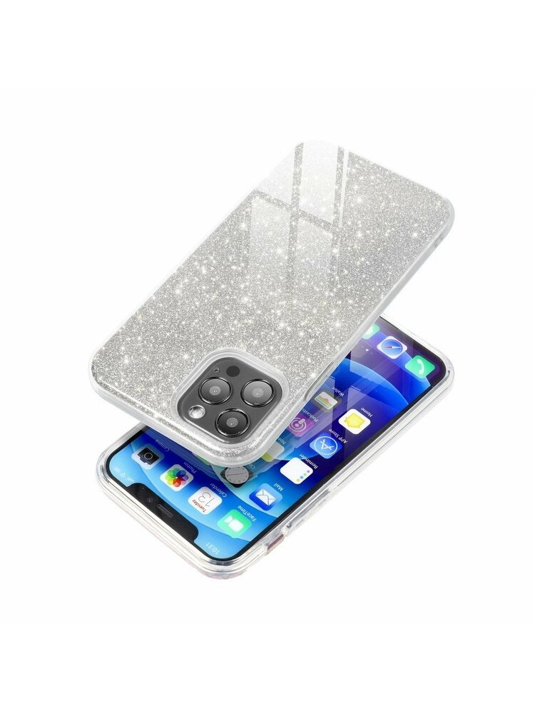 Forcell SHINING Case for SAMSUNG Galaxy A42 5G silver