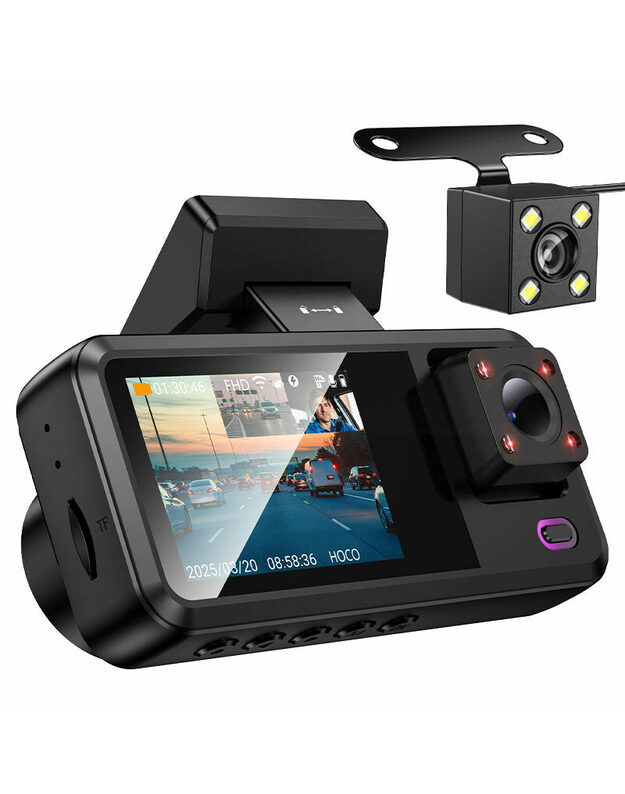 Trijų kanalų vaizdo registratorius „DV15“ IPS