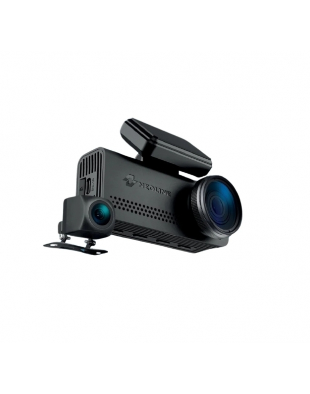 Neoline Argus 4K Wi-Fi Dual GPS 2160p dviejų kamerų vaizdo registratorius + GPS duomenų bazė
