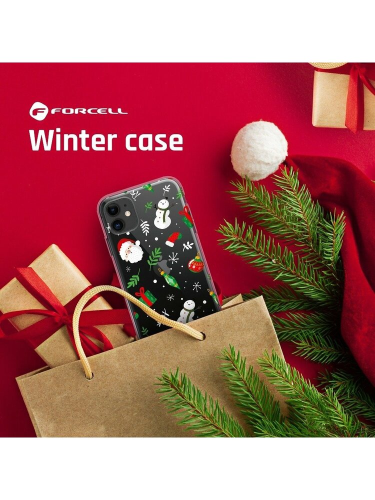 „FORCELL WINTER 20/21“ dėklas, skirtas „XIAOMI MI 10T LITE“ kalėdiniam mišiniui