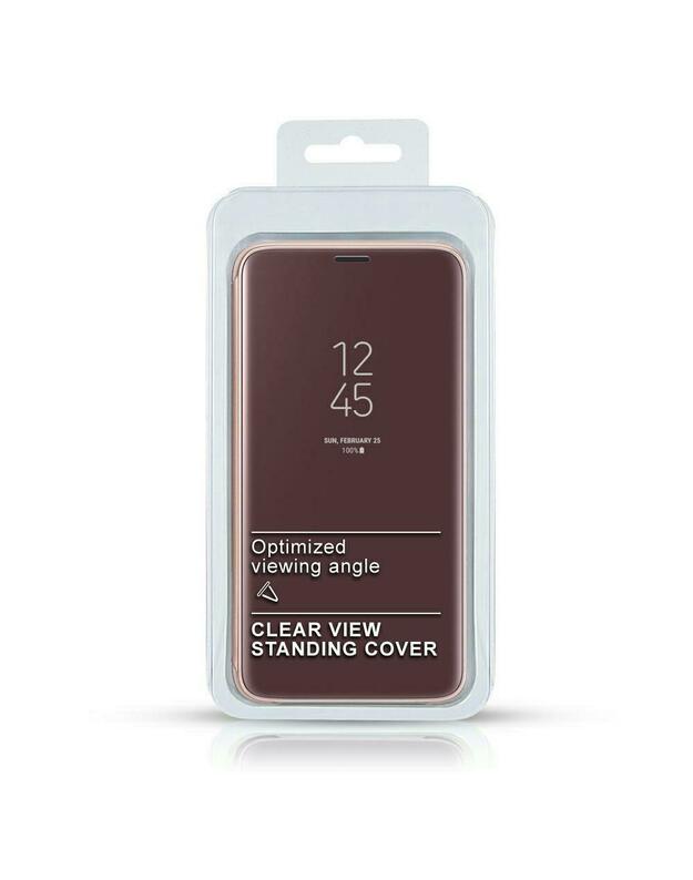 CLEAR VIEW COVER SAM A71 violetinė