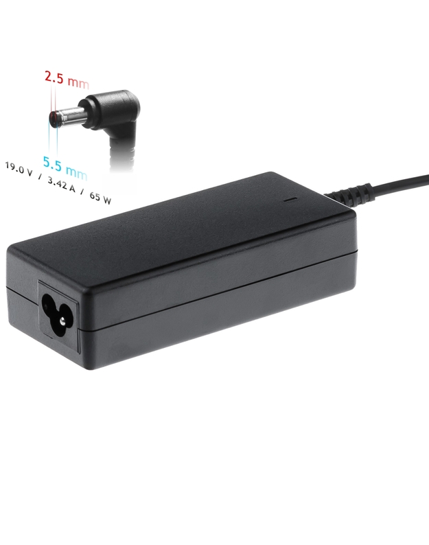 Akyga notebook power adapter AK-ND-01 19V/3.42A 65W 5.5x2.5 mm ASUS/TOSHIBA/LENO