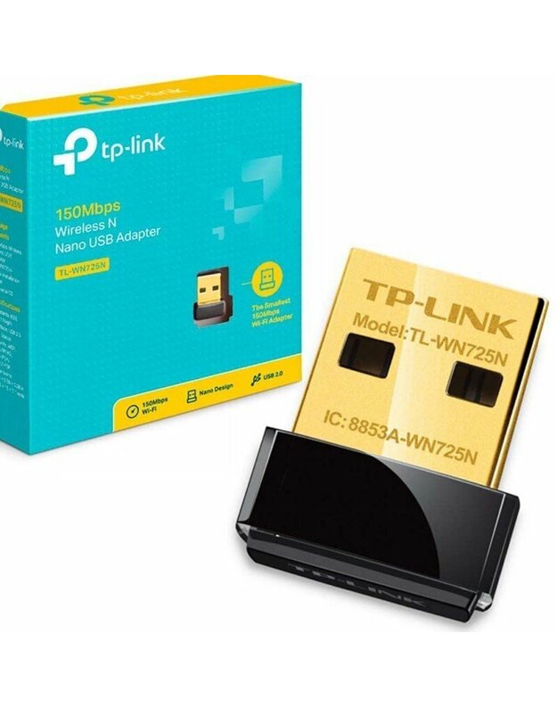 TP-Link TL-WN725N 150M USB Black