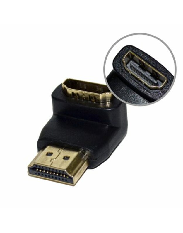 HDMI A type female to HDMI A type Male adapteris 