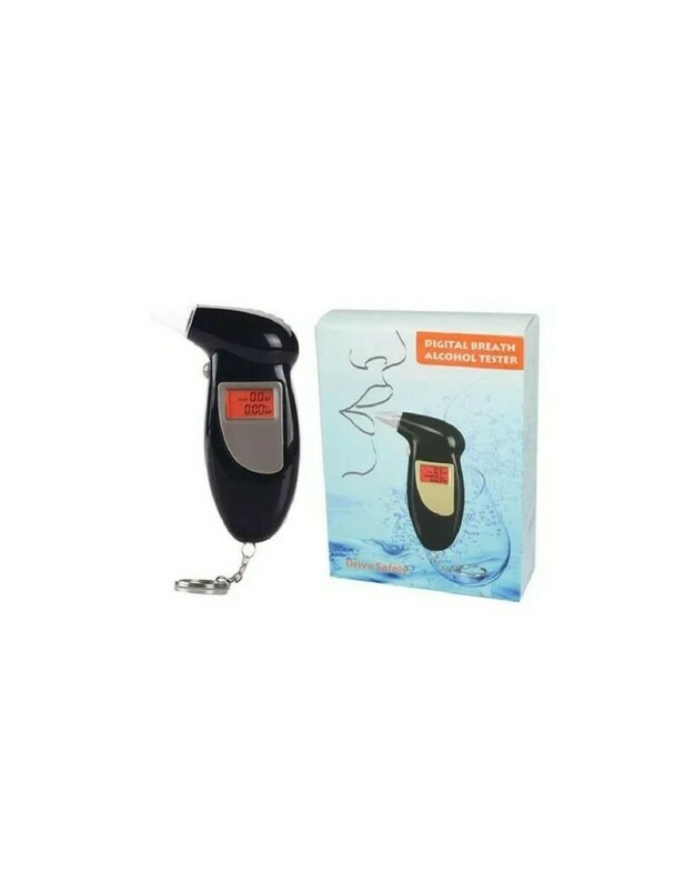 Alkotesteris su keičiamais kandikliais Digital breath alcohol tester