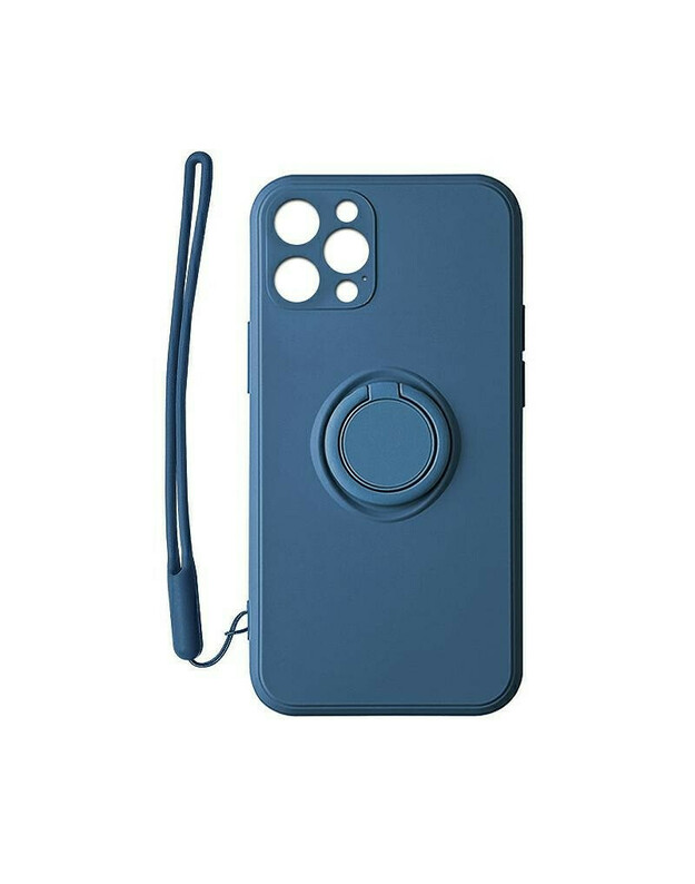 Mocco Pastel Ring silikoninis nugaros dėklas, skirtas Xiaomi Mi 11  Blue