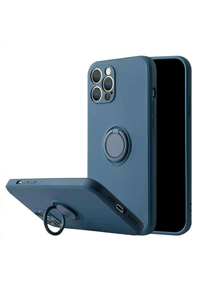 Mocco Pastel Ring silikoninis nugaros dėklas, skirtas Xiaomi Mi 11  Blue