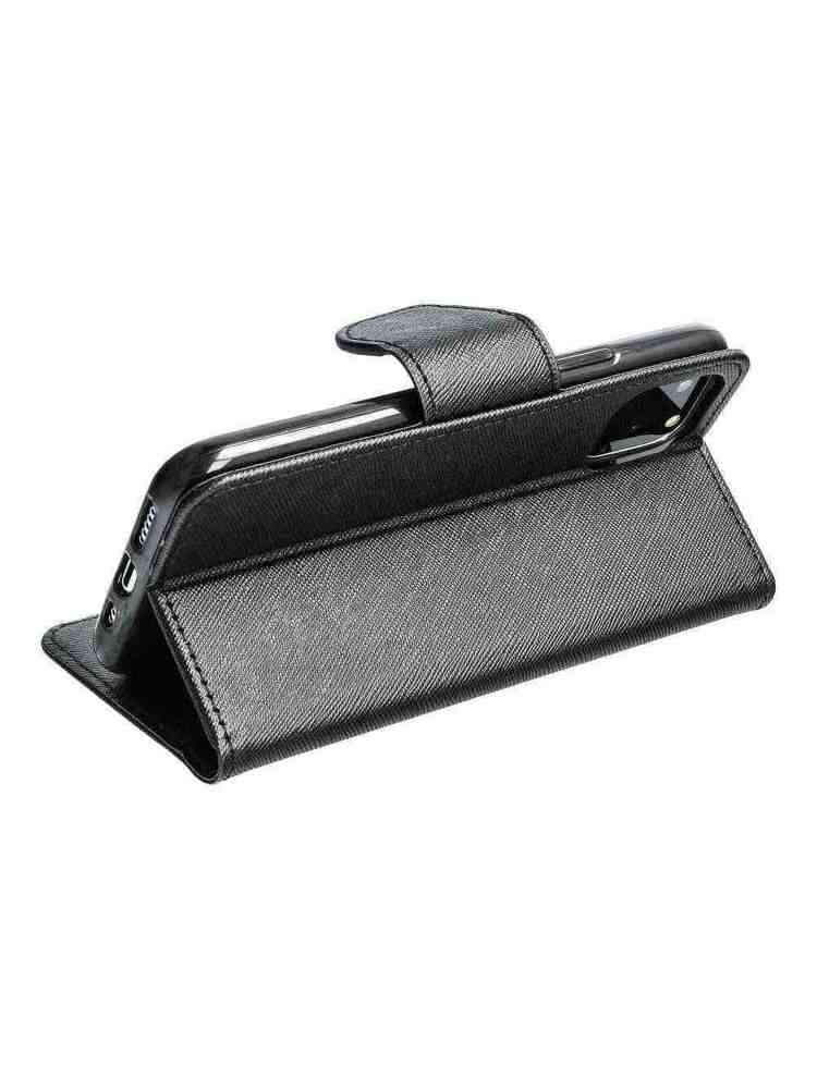 Knyga XIAOMI Mi 11 piniginės dėklui, juoda